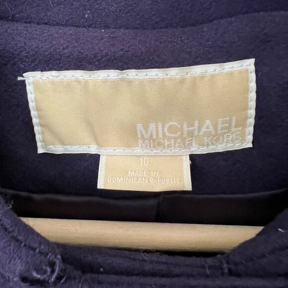 Michael Kors Coat - Purple, Size 10 - Picture 4 of 4